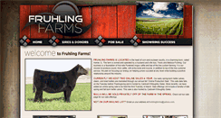 Desktop Screenshot of fruhlingfarms.com